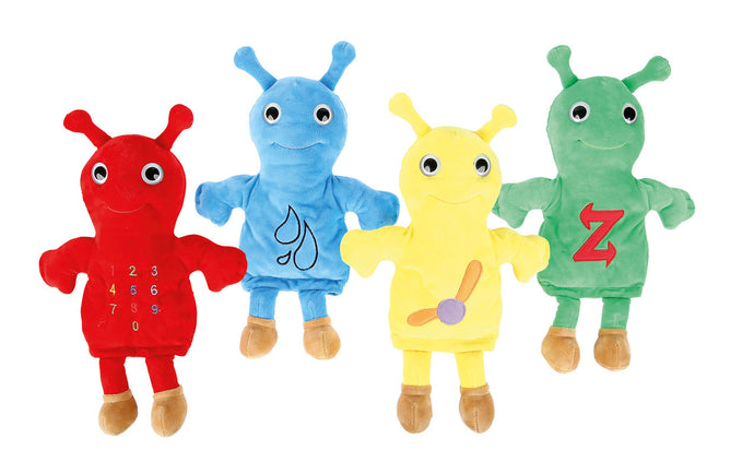 The Baby Beetles hand puppets