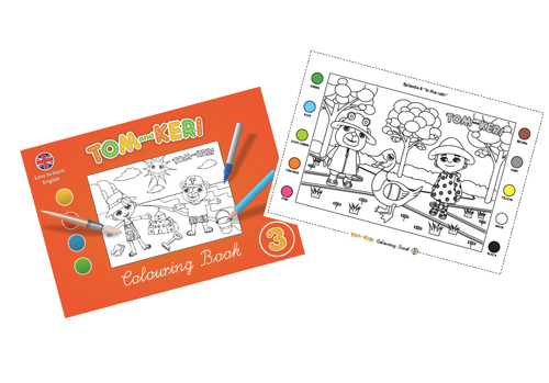 Tom and Keri's Colouring book 3